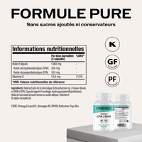 VIMERGY Vegan EPA/DHA Vitamins Supplements Capsules