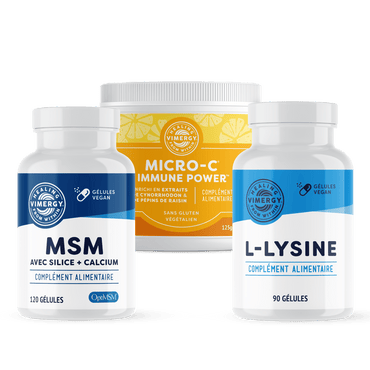 Collagen Replenish KIT VIMERGY Supplements Vitamins vitamin c msm l-lysine|locale_fr