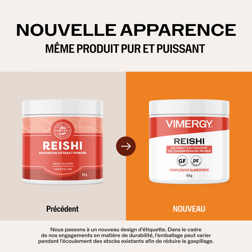 VIMERGY Vitamins & Supplements Reishi Mushroom Powder