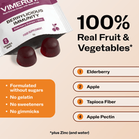 VIMERGY Berrylicious Immunity Chewable Drops Vitamins Supplements