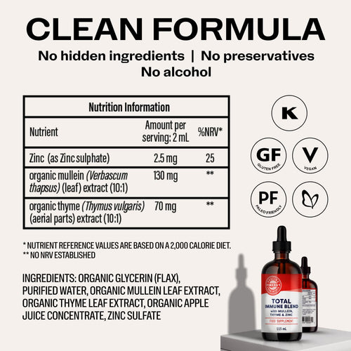 Vimergy Vitamins & Supplements Organic Liquid Total Immune Blend*