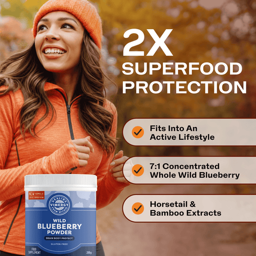 VIMERGY Vitamins & Supplements Blueberry with Silica Poweder