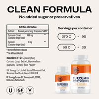 Curcumin with Turmeric Home & Travel Kit