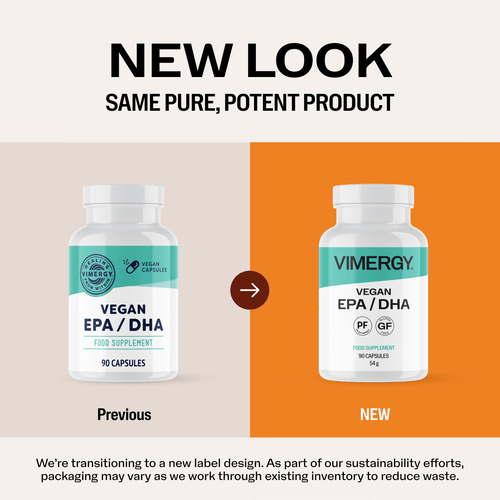 VIMERGY Vegan EPA/DHA Vitamins Supplements Capsules