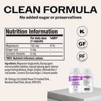 Magnesium Glycinate VIMERGY Supplements Vitamins 