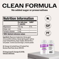 Magnesium Glycinate VIMERGY Supplements Vitamins 