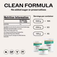Spirulina Powder Home & Travel Kit