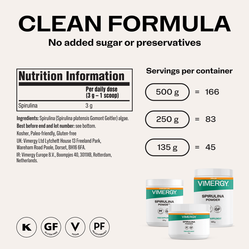 Spirulina Powder Home & Travel Kit